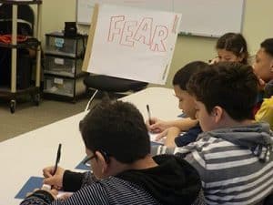 Journal about fear.