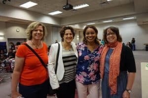 ED Natasha Smith-Walker with the Motorola Mobility ladies