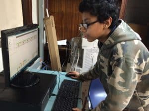 boy and computer goit