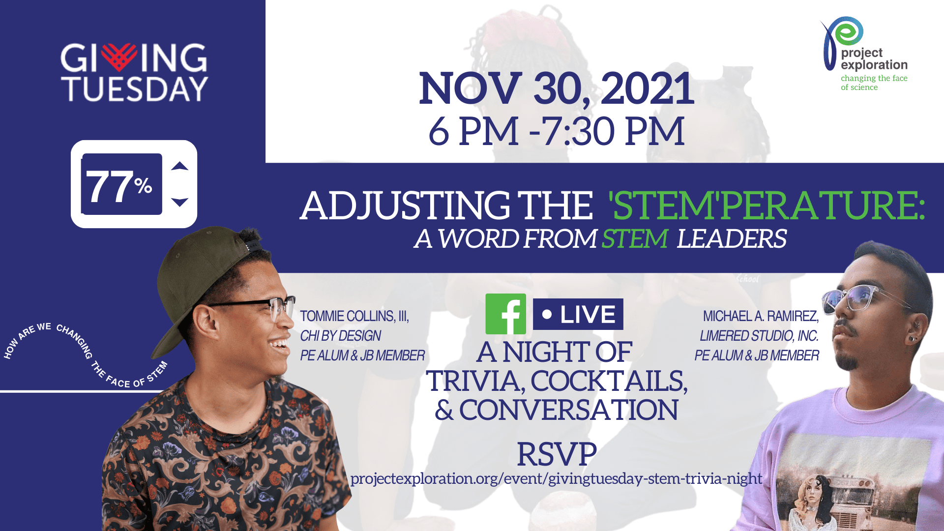 #GivingTuesday Happy Hour Adjusting the STEMperature