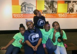 group at museum