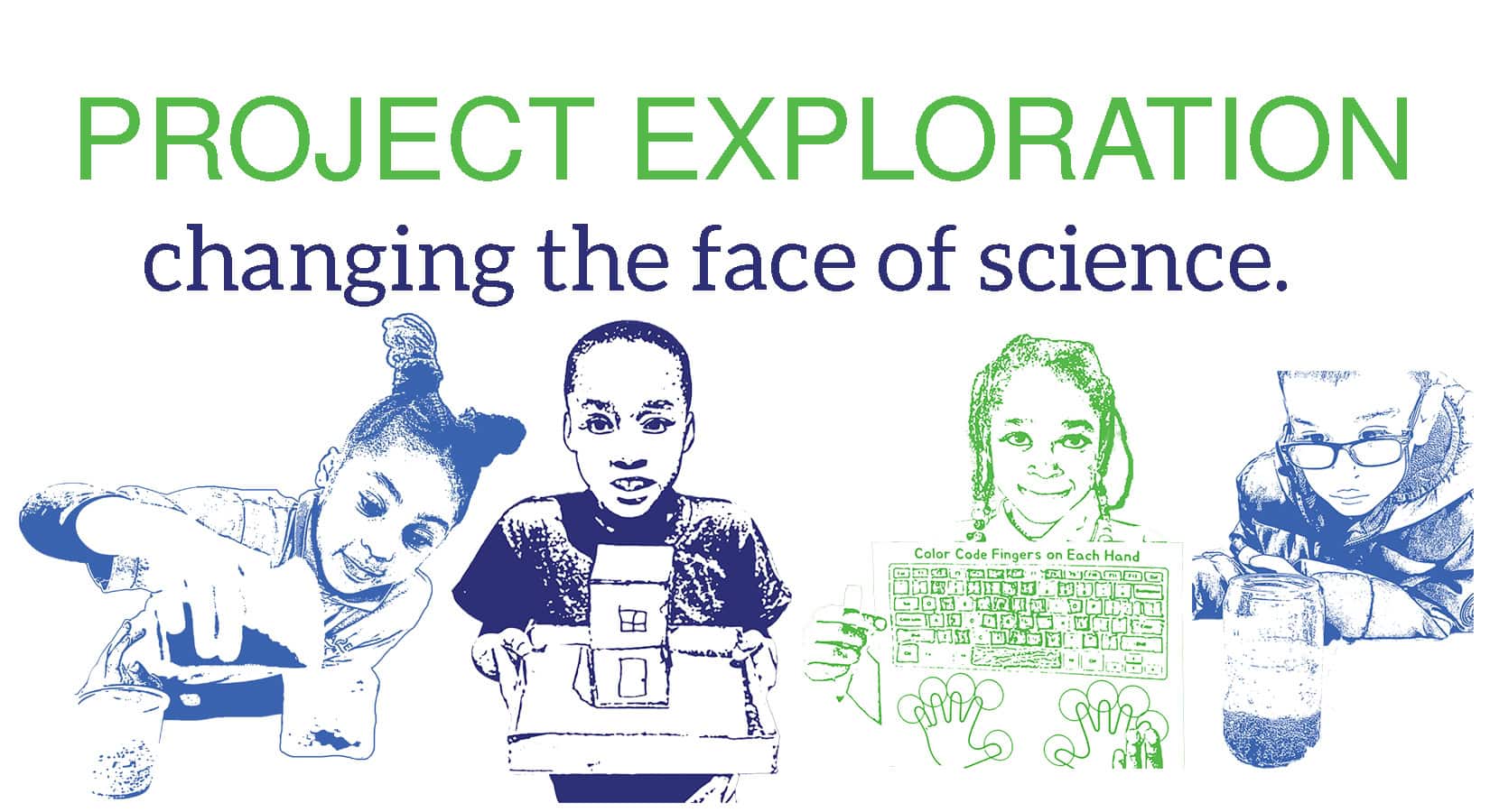 Home Page sample look 3 Project Exploration changing the face of science